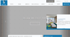 Desktop Screenshot of hotellebleu.com